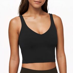 lululemon athletica Black Crop Top 10